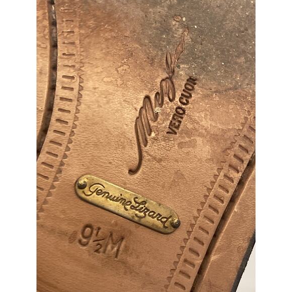 Mezlan “ Genuine Lizard “ Ferrari Black Size 9.5M ( With Dust Bags & Box ) - Picture 5 of 12